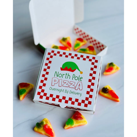 Elf Gummy Pizza Box