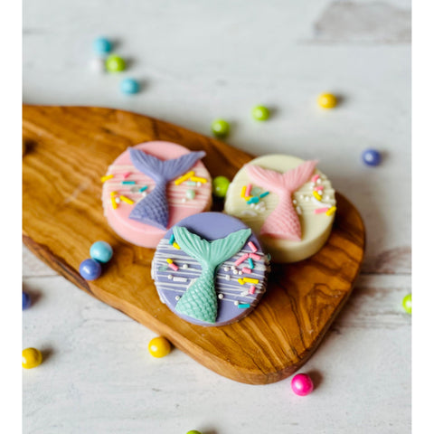 Mermaid Inspired Chocolate Covered Oreos (Set 0f 12)