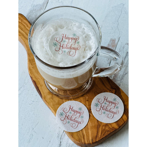 Edible Drink Toppers - Happy Easter (Set of 12)