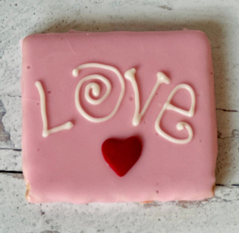 Chocolate Covered Valentine Graham Crackers (Set of 12)